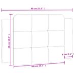 Casa si Gradina - Mobilier - Paturi si accesorii - Accesorii paturi - Tablie de pat Alb 160 cm Lemn compozit - Infinity.ro