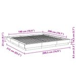 Casa si Gradina - Mobilier - Paturi si accesorii - Paturi - Cadru de pat alb 180x200 cm din lemn prelucrat - Infinity.ro