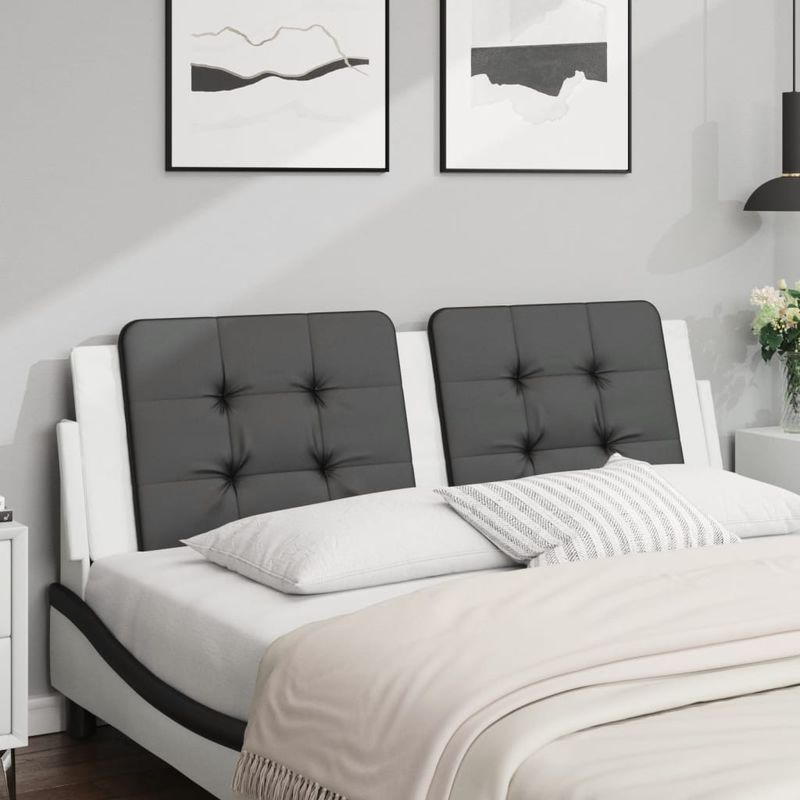 Casa si Gradina - Mobilier - Paturi si accesorii - Accesorii paturi - Tablie de pat Alb Lucios 200 cm Lemn compozit - Infinity.ro
