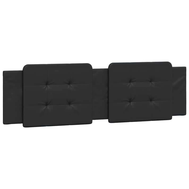 Casa si Gradina - Mobilier - Paturi si accesorii - Paturi - Cadru de pat cu tablie, negru, 180x200 cm, piele ecologica - Infinity.ro