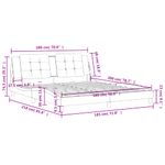 Casa si Gradina - Mobilier - Paturi si accesorii - Paturi - Cadru de pat cu tablie, negru, 180x200 cm, piele ecologica - Infinity.ro