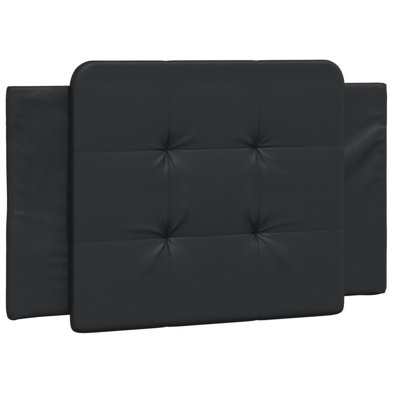 Casa si Gradina - Mobilier - Paturi si accesorii - Paturi - Cadru de pat cu lumini LED, negru, 100x200 cm, piele ecologica - Infinity.ro