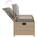Casa si Gradina - Gradina si terasa - Mobilier exterior - Seturi mobila gradina - Set de masa pentru gradina, 7 piese, cu perne, bej, poliratan - Infinity.ro