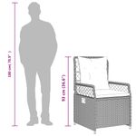 Casa si Gradina - Gradina si terasa - Mobilier exterior - Seturi mobila gradina - Set de masa pentru gradina, 7 piese, cu perne, bej, poliratan - Infinity.ro