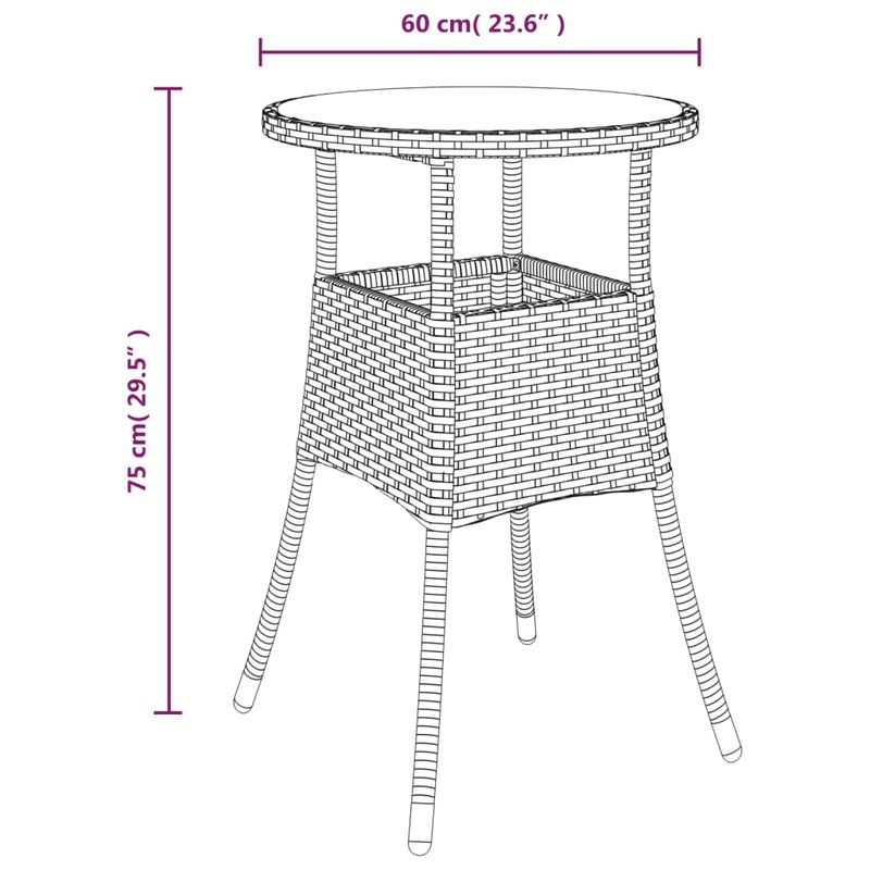 Casa si Gradina - Gradina si terasa - Mobilier exterior - Seturi mobila gradina - Set mobilier gradina cu perne 3 piese gri poliratan/lemn acacia - Infinity.ro