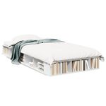 Casa si Gradina - Mobilier - Paturi si accesorii - Paturi - Cadru de pat, alb, 75x190 cm, lemn prelucrat - Infinity.ro
