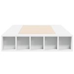 Casa si Gradina - Mobilier - Paturi si accesorii - Paturi - Cadru de pat, alb, 75x190 cm, lemn prelucrat - Infinity.ro