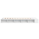Casa si Gradina - Mobilier - Paturi si accesorii - Paturi - Cadru de pat, alb, 75x190 cm, lemn prelucrat - Infinity.ro