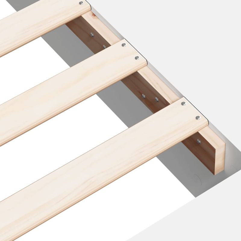 Casa si Gradina - Mobilier - Paturi si accesorii - Paturi - Cadru de pat, alb, 75x190 cm, lemn prelucrat - Infinity.ro