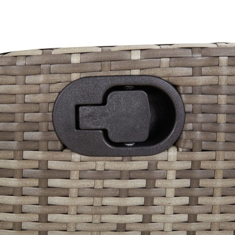 Casa si Gradina - Gradina si terasa - Mobilier exterior - Seturi mobila gradina - Set mobilier de gradina cu perne, 3 piese, gri, poliratan - Infinity.ro