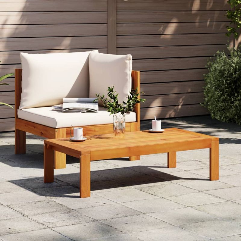 Casa si Gradina - Gradina si terasa - Mobilier exterior - Canapele si fotolii gradina - Set canapea de gradina, 2 piese, cu perne, lemn masiv de acacia - Infinity.ro