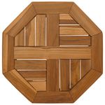 Casa si Gradina - Mobilier - Feronerie si accesorii mobila - Blat de masa, 40x40x2,5 cm, octogonal, lemn masiv de tec - Infinity.ro