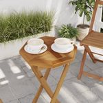 Casa si Gradina - Mobilier - Feronerie si accesorii mobila - Blat de masa, 40x40x2,5 cm, octogonal, lemn masiv de tec - Infinity.ro