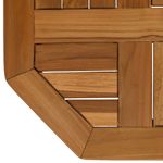 Casa si Gradina - Mobilier - Feronerie si accesorii mobila - Blat de masa, 40x40x2,5 cm, octogonal, lemn masiv de tec - Infinity.ro