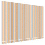 Casa si Gradina - Gradina si terasa - Umbrele si pavilioane - Pavilioane - Panza de rezerva copertina, dungi multicolore, 4,5x3 m, albastru și portocaliu - Infinity.ro