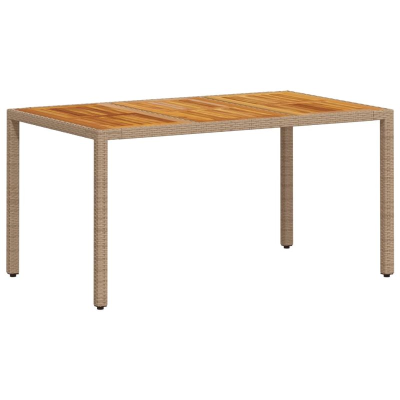 Casa si Gradina - Gradina si terasa - Mobilier exterior - Seturi mobila gradina - Set mobilier gradina cu perne 5 piese bej poliratan/lemn acacia - Infinity.ro