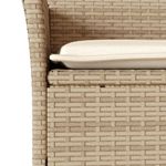 Casa si Gradina - Gradina si terasa - Mobilier exterior - Seturi mobila gradina - Set mobilier gradina cu perne 5 piese bej poliratan/lemn acacia - Infinity.ro