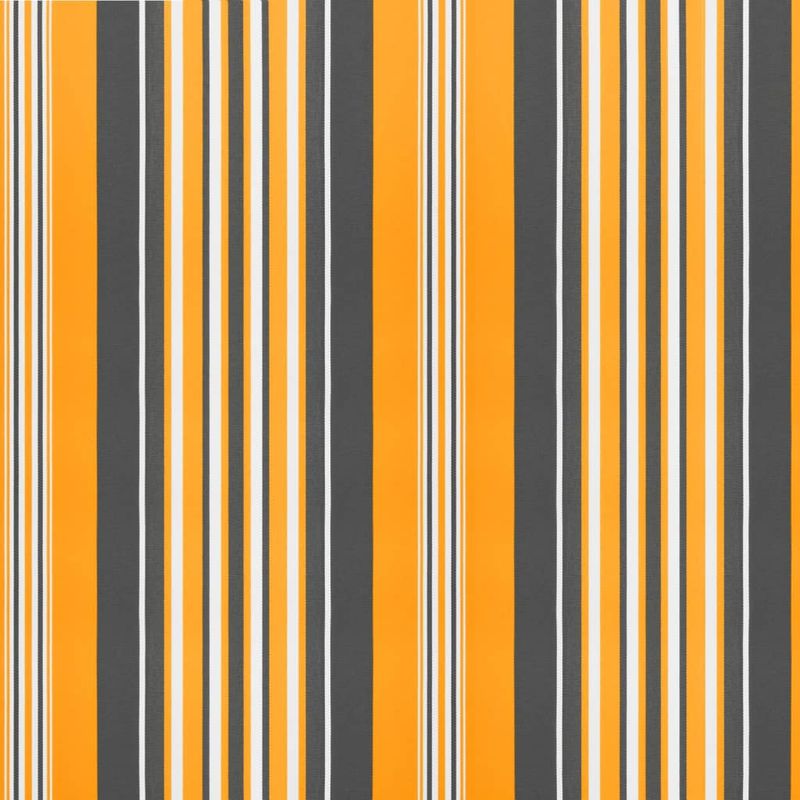 Casa si Gradina - Gradina si terasa - Umbrele si pavilioane - Pavilioane - Panza de rezerva copertina, dungi multicolore, 5x3 m, portocaliu și negru - Infinity.ro