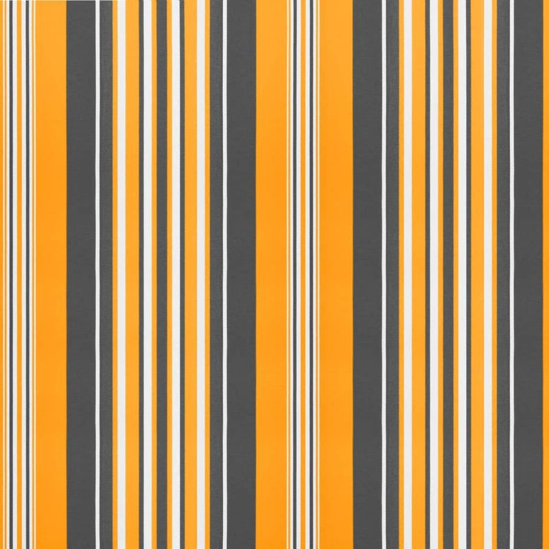 Casa si Gradina - Gradina si terasa - Umbrele si pavilioane - Pavilioane - Panza de rezerva copertina, dungi multicolore, 3,5x2,5 m, portocaliu și negru - Infinity.ro