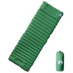 Sport si Outdoor - Camping - Saltele si accesorii pentru somn - Saltele camping - Saltea de camping auto-gonflabila, cu perna integrata, verde - Infinity.ro