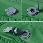 Sport si Outdoor - Camping - Saltele si accesorii pentru somn - Saltele camping - Saltea de camping auto-gonflabila, cu perna integrata, verde - Infinity.ro
