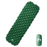 Sport si Outdoor - Camping - Saltele si accesorii pentru somn - Saltele camping - Saltea de camping gonflabila, verde, 190x58x6 cm - Infinity.ro