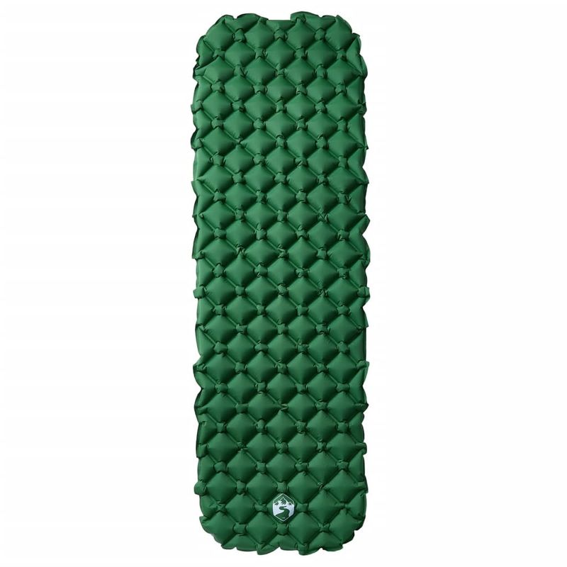 Sport si Outdoor - Camping - Saltele si accesorii pentru somn - Saltele camping - Saltea de camping gonflabila, verde, 190x58x6 cm - Infinity.ro