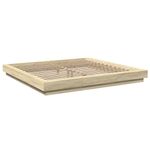Casa si Gradina - Mobilier - Paturi si accesorii - Paturi - Cadru de pat cu LED stejar sonoma 180x200 cm lemn prelucrat - Infinity.ro