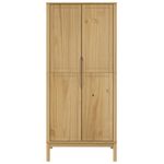 Casa si Gradina - Mobilier - Dulapuri si sifoniere - Sifoniere - Sifonier "FLORO", maro ceruit, 77x53x171 cm, lemn masiv pin - Infinity.ro