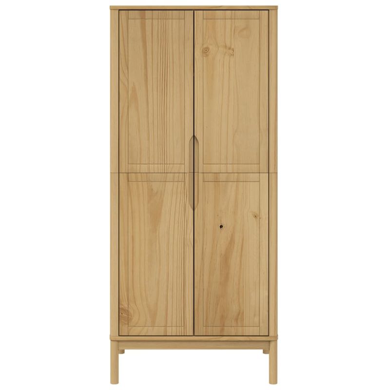 Casa si Gradina - Mobilier - Dulapuri si sifoniere - Sifoniere - Sifonier "FLORO", maro ceruit, 77x53x171 cm, lemn masiv pin - Infinity.ro