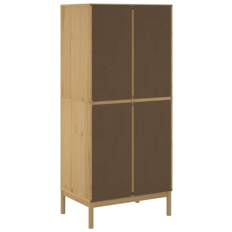 Casa si Gradina - Mobilier - Dulapuri si sifoniere - Sifoniere - Sifonier "FLORO", maro ceruit, 77x53x171 cm, lemn masiv pin - Infinity.ro
