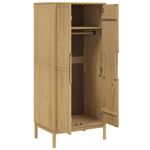 Casa si Gradina - Mobilier - Dulapuri si sifoniere - Sifoniere - Sifonier "FLORO", maro ceruit, 77x53x171 cm, lemn masiv pin - Infinity.ro