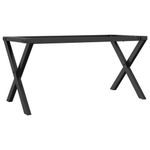 Casa si Gradina - Mobilier - Feronerie si accesorii mobila - Picioare Masuta de cafea X-Frame 90x30x43 cm Fonta - Infinity.ro