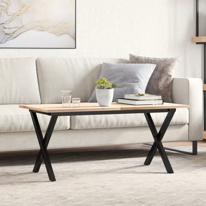 Casa si Gradina - Mobilier - Feronerie si accesorii mobila - Picioare Masuta de cafea X-Frame 90x30x43 cm Fonta - Infinity.ro