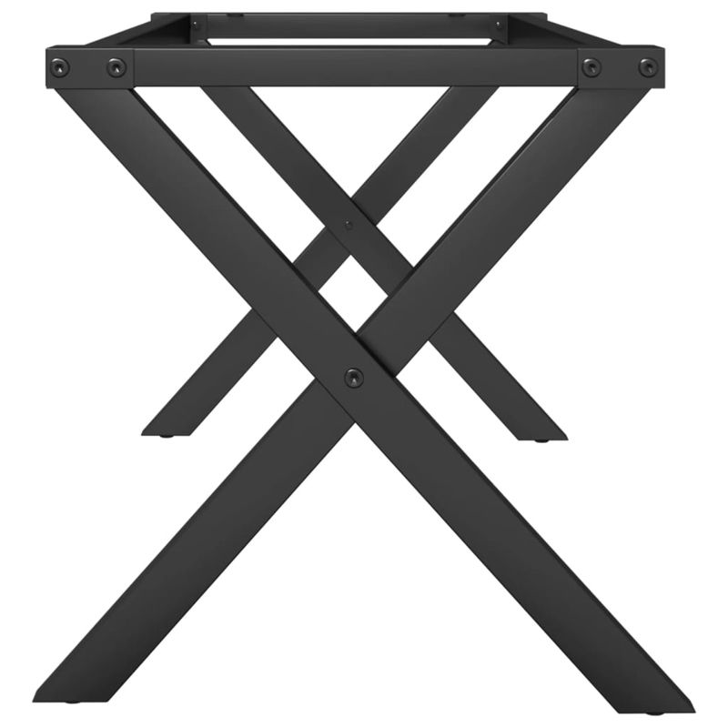 Casa si Gradina - Mobilier - Feronerie si accesorii mobila - Picioare Masuta de cafea X-Frame 90x30x43 cm Fonta - Infinity.ro