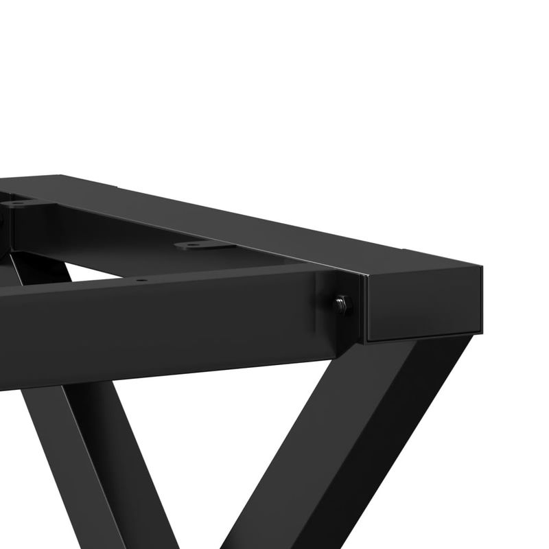 Casa si Gradina - Mobilier - Feronerie si accesorii mobila - Picioare Masuta de cafea X-Frame 90x30x43 cm Fonta - Infinity.ro