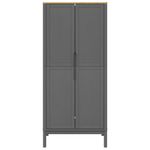Casa si Gradina - Mobilier - Dulapuri si sifoniere - Sifoniere - Sifonier "FLORO", gri, 77x53x171 cm, lemn masiv pin - Infinity.ro
