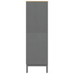 Casa si Gradina - Mobilier - Dulapuri si sifoniere - Sifoniere - Sifonier "FLORO", gri, 77x53x171 cm, lemn masiv pin - Infinity.ro