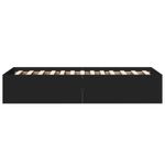 Casa si Gradina - Mobilier - Paturi si accesorii - Paturi - Cadru de pat, negru, 90x190 cm, lemn prelucrat - Infinity.ro
