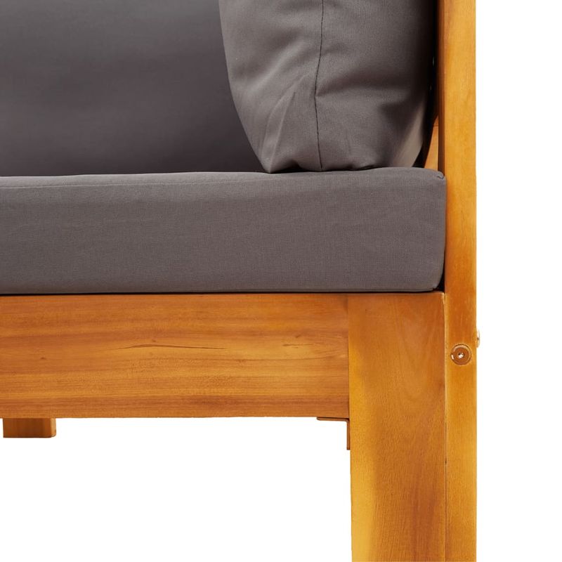 Casa si Gradina - Gradina si terasa - Mobilier exterior - Canapele si fotolii gradina - Set canapea de gradina, 2 piese, cu perne, lemn masiv de acacia - Infinity.ro