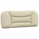 Casa si Gradina - Mobilier - Paturi si accesorii - Paturi - Pat cu saltea, crem, 100x200 cm, textil - Infinity.ro