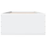 Casa si Gradina - Mobilier - Paturi si accesorii - Paturi - Cadru de pat, alb, 90x200 cm, lemn prelucrat - Infinity.ro
