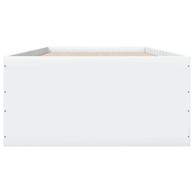 Casa si Gradina - Mobilier - Paturi si accesorii - Paturi - Cadru de pat, alb, 90x200 cm, lemn prelucrat - Infinity.ro
