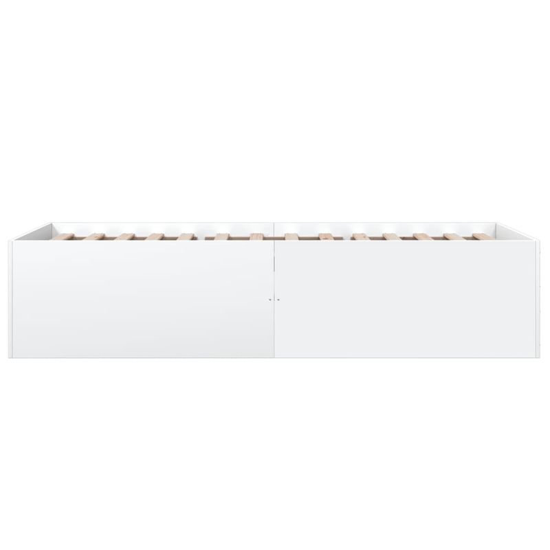 Casa si Gradina - Mobilier - Paturi si accesorii - Paturi - Cadru de pat, alb, 90x200 cm, lemn prelucrat - Infinity.ro