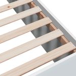 Casa si Gradina - Mobilier - Paturi si accesorii - Paturi - Cadru de pat, alb, 90x200 cm, lemn prelucrat - Infinity.ro