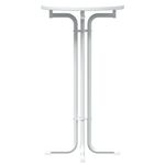 Casa si Gradina - Mobilier - Mese si birouri - Mese bucatarie si dining - Masa de bucatarie, alb, Ø60x110 cm, lemn prelucrat si otel - Infinity.ro