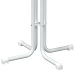 Casa si Gradina - Mobilier - Mese si birouri - Mese bucatarie si dining - Masa de bucatarie, alb, Ø60x110 cm, lemn prelucrat si otel - Infinity.ro