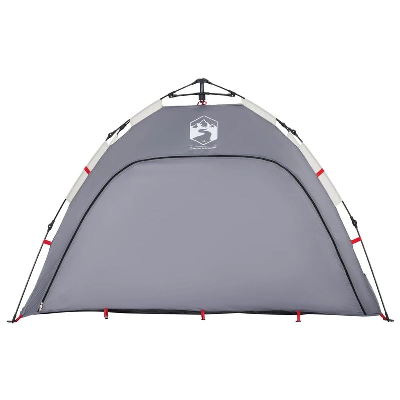 Sport si Outdoor - Camping - Corturi camping - Cort camping 4 persoane gri impermeabil setare rapida - Infinity.ro