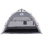 Sport si Outdoor - Camping - Corturi camping - Cort camping 4 persoane gri impermeabil setare rapida - Infinity.ro