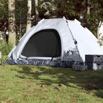 Sport si Outdoor - Camping - Corturi camping - Cort de camping 5 persoane, alb opac, setare rapida, tesatura - Infinity.ro
